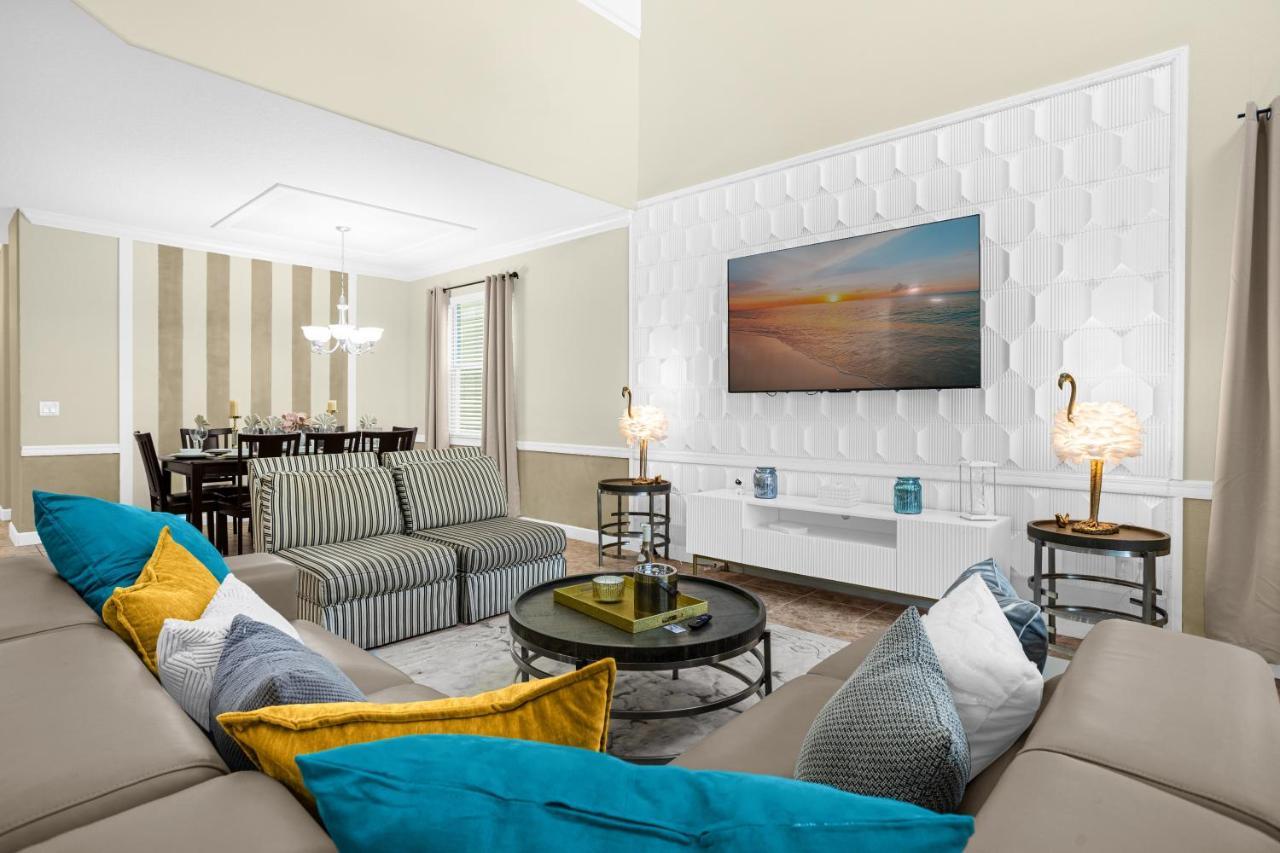 Light Yellow Home Lift Your Mood Near Disney 5Beds Kissimmee Extérieur photo
